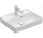 Раковина малая Villeroy&Boch Collaro, 50x40cm, шлифованный низ, z переливом, CeramicPlus, Weiss Alpin