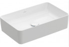 Накладная раковина Villeroy&Boch Collaro, 56x36cm, без перелива, CeramicPlus, Stone White