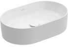 Накладная раковина Villeroy&Boch Collaro, 56x36cm, без перелива, CeramicPlus, Stone White