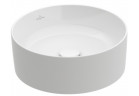 Накладная раковина Villeroy&Boch Collaro, 40cm, без перелива, CeramicPlus, Stone White