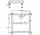 Стеллаж Huppe EasyFlat dla поддона o wymiarach 100x100cm