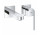 Смеситель для раковины на 2 отверстия Grohe Plus, скрытая, излив 147mm, хром