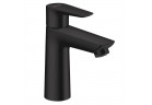 Смеситель для раковины Hansgrohe Talis Select E с набором слива-перелива, чёрный мат.