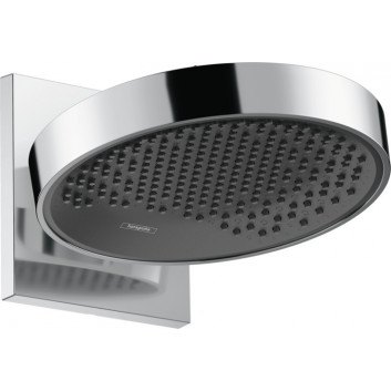 Верхний душ Hansgrohe Rainfinity 250 1jet, диаметр 25cm, чёрный мат.