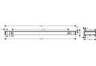 Полка Hansgrohe Rainfinity 500, хром