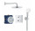 Душевой гарнитур Grohe Tempesta 210, скрытый, смеситель термостатическая, z лейкой душевая, хром