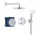 Душевой гарнитур Grohe Tempesta 210, скрытый, смеситель термостатическая, z лейкой душевая, хром