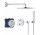 Душевой гарнитур Grohe Grohtherm, скрытый, верхний душ 310mm, смеситель термостатическая, хром