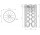 Раковина Marmorin sirona 465x465 mm, напольный