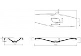 Раковина Marmorin Noel 100, 100x45 cm