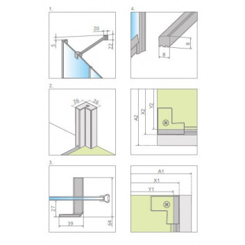 Душевая кабина Radaway Modo X I 120, przejrzysta, 1180x2000mm