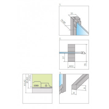 Душевая кабина Radaway Modo X I 120, przejrzysta, 1180x2000mm