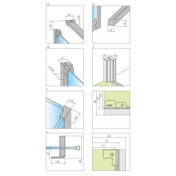 Душевая кабина Radaway Modo X I 120, przejrzysta, 1180x2000mm