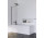 Шторки на ванну Radaway Idea Black PNJ 80, стекло бесцветное, 800-810x1500mm, чёрный profil