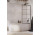 Шторки на ванну Radaway Idea Black PNJ Factory 60, стекло бесцветное, чёрный рисунок, 600-610x1500mm, чёрный profil