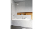 Шторки на ванну Radaway Essenza New PND II 120, левый, стекло бесцветное, 120x150cm, profil хром