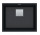 Zlewozmywak Franke Kanon KNG 110-52 Fragranit+, jednokomorowy, granitowy, 56x46cm цвет onyx