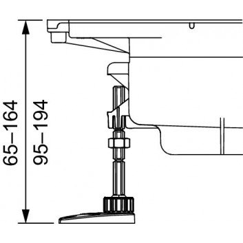 Tece Drainprofile - stópki montażowe