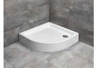 Поддон półokragły Radaway Laros A Compact, 85x85cm, акриловый, белый