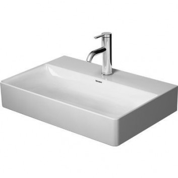 Duravit DuraSquare Compact раковина 60x40 cm с тумбой прямоугольная белая 