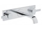 Смеситель для раковины Grohe Allure подвесная, 1/2", хром, на 3 отверстия, с панелью, размер S