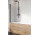 Шторки на ванну Radaway Nes Black PNJ I, левый, стекло бесцветное, 100x150cm, чёрный profil