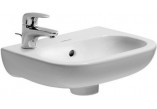 Раковина подвесная Duravit D-Code Med, 85x48cm, без отверстия для смесителя, белая