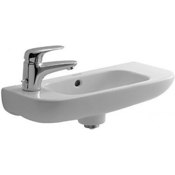 Раковина подвесная Duravit D-Code Med, 36x27cm, otwór pod baterię с левой, белая