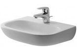 Раковина подвесная Duravit D-Code Med, 36x27cm, без отверстия для смесителя, белая