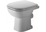 Раковина напольный Duravit D-Code, 48x35cm, перелив горизонтальный, HygieneGlaze, белая