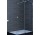 Двери раздвижные Huppe Xtensa Pure Walk-In 1401 - 1600 mm, правые, 1 створчатые, el. stały, прозрачные Anti-Plaque, profil чёрный