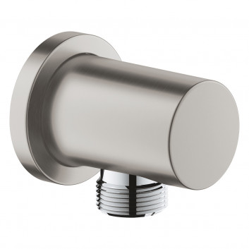 Соединительное колено Grohe Rainshower, настенные, DN 15, polished nickel