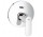 Смеситель для ванны Grohe Eurosmart Cosmopolitan, скрытая, внешний элемент, 2-приёмники, хром