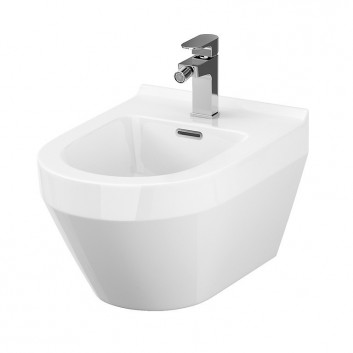 Bidet подвесной Cersanit Crea, овальный, 51x35cm, белый