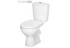 Kompakt WC Cersanit Arteco CleanOn, bezkołnierzowa раковина, 66,5x36cm, крышка с микролифтом, doprowadzenie wody z boku, белый