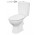 Kompakt WC Cersanit Arteco CleanOn, bezkołnierzowa раковина, 66,5x36cm, polipropylenowa крышка с микролифтом, перелив горизонтальный, doprowadzenie wody z boku, белый