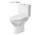 Kompakt WC Cersanit City CleanOn, 67x37,5cm, раковина bezkołnierzowa, сидение duroplastowa с микролифтом, перелив горизонтальный, doprowadzenie wody od dołu, белый