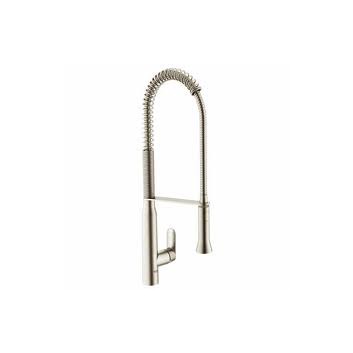 Bateria kuchenna Grohe K7 wylewka z prysznicem Supersteel- sanitbuy.pl