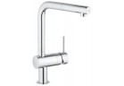Смеситель кухонный Grohe Minta с выдвижным изливом с аэратором