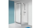 Стенка SanPlast TX 80x190cm стекло бесцветное, профиль серебряный, Glass Protect