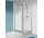 Стенка SanPlast TX 80x190cm стекло бесцветное, профиль серебряный, Glass Protect