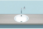 Встраиваемая раковина Alape K-Series, круглая, 450mm, z переливом, EB.K450, белая