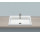 Накладная раковина Alape Stream SR-Series, прямоугольная, 650x472mm, z переливом, отверстие под смеситель, AB.SR650H, белая
