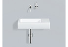 Раковина подвесная Alape Xplore.S XS-Series, прямоугольная, 500x268mm, без перелива, blat с правой, WT.XS500.L, белая