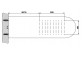 Верхний душ Gessi Tondo 200, монтаж do ściany, 3mm grubości, mirror steel