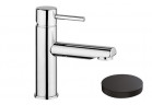 Смеситель для раковины Giulini Giovanni Futuro, напольный, высота 170mm, излив 150mm, клапан klik-klak, чёрный мат.