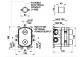 Монтажный элемент dla elektronicznych baterii Gessi Flessa, подключение G1/2'