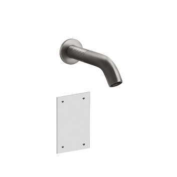 Электронная смеситель для раковины Gessi Intreccio, подвесная, излив 146mm, хромированная сталь