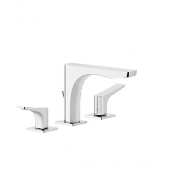 Смеситель для раковины Gessi Rilievo, напольный, высота 301mm, клапан automatyczny, хром