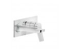 Смеситель для ванны Gessi Rilievo, подвесная, излив 175mm, element настенный, хром